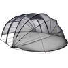 vidaXL Tenda da piscina a cupola 640 x 432 x 205 cm A rete Trasparente