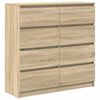 vidaXL Credenza Rovere Sonoma 100x35x99 cm in Legno Multistrato