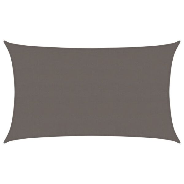 vidaXL Vela Parasole 160 g/m&sup2; Antracite 5x8 m in HDPE