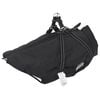 vidaXL Cappotto Cani con Imbracatura Impermeabile Riflettente Nero L48