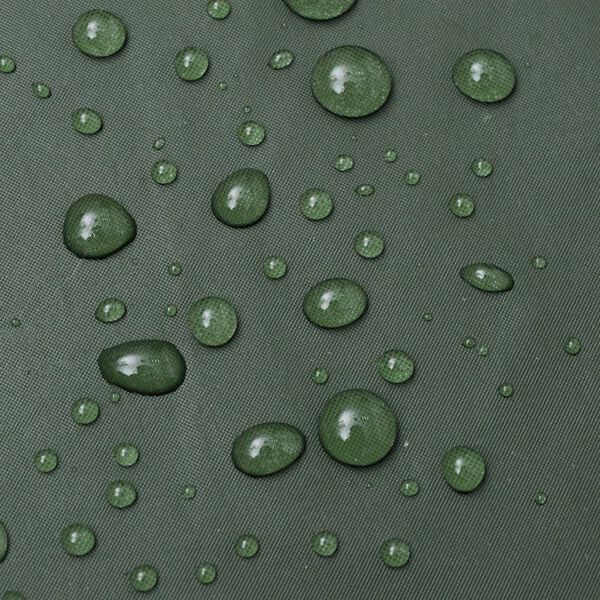 vidaXL Impermeabile Lungo Resistente all'Acqua con Cappuccio Verde XL