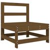 vidaXL Set Salotto da Giardino 6 pz ambra in Legno Massello di Pino