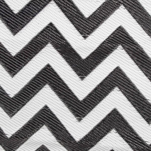 Bo-Camp Tappeto da Esterno Chill mat Wave M 2x1,8 m Nero e Bianco