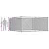 vidaXL Canile da Esterno 383x383x185 cm