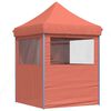 vidaXL Tenda Party Terracotta 200 x 200 x 306 cm Tessuto Oxford
