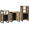 vidaXL Set di mobili per il bagno 3 pcs Legno di mango massello