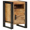 vidaXL Comodino 40x40x59 cm in Legno Grezzo Massello di Mango