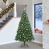 vidaXL Albero di Natale artificiale con 300 LED Verde 240 cm