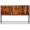 vidaXL Credenza in Legno Massello di Acacia 120x30x80 cm