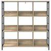 vidaXL Libreria Rovere Sonoma 102 x 32 x 104,5 cm Legno multistrato
