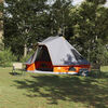 vidaXL Tenda Tipi Familiare Grigio e arancione 466 x 310 x 240 cm