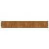 vidaXL Bordure per Prato 10 pz 15x103 cm Flessibili in Acciaio Corten