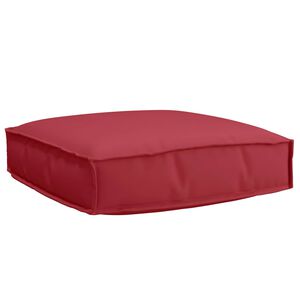 vidaXL Cuscino Rosso Vino 60 x 60 x 12 cm Tessuto Oxford