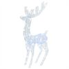 vidaXL Renne di Natale XXL in Acrilico 250 LED 180cm Bianco Freddo