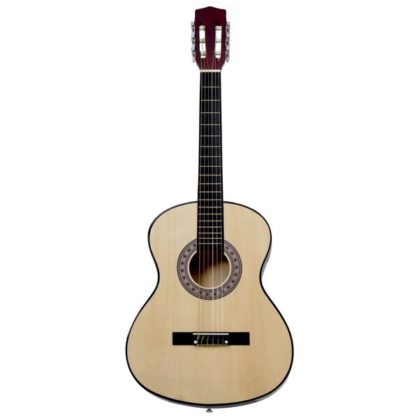 vidaXL Chitarra Classica per Principianti con Custodia 4/4 39"
