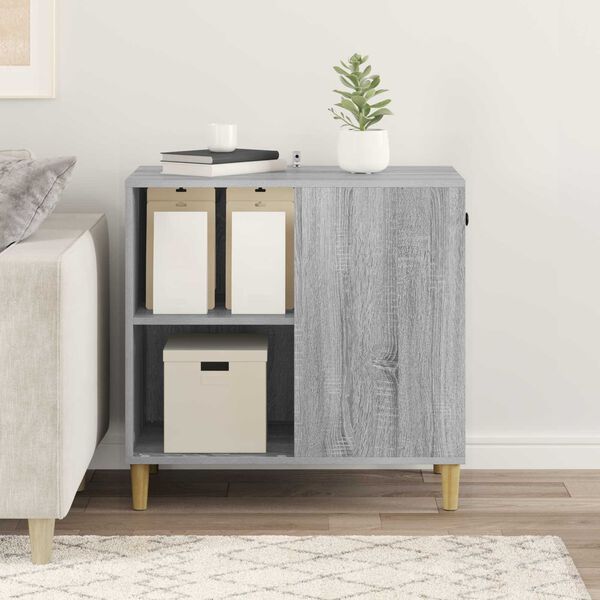 vidaXL Casa per Gatti Grigio Sonoma 72 x 42.5 x 70 cm