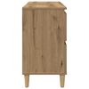 vidaXL Mobile Lavabo Rovere Artigianale 80x33x60 cm Legno Multistrato