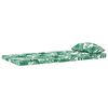 vidaXL Cuscino per Sedia 2 pcs Verde 58 x 77 x 4.5 cm Tessuto Oxford