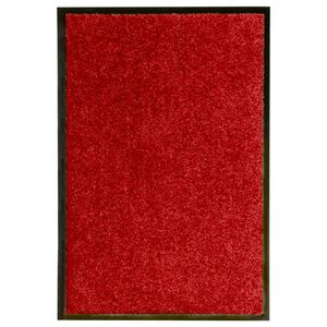 vidaXL Zerbino Lavabile Rosso 40x60 cm