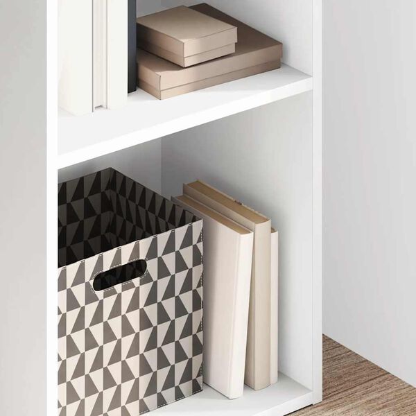 vidaXL Libreria Bianca 40x30x152 cm in Legno Multistrato