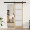 vidaXL Porta scorrevole ORKDAL Naturale 83 x 232 cm