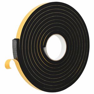 vidaXL Nastro adesivo in schiuma 20 pz Nero 20mm x 5m Schiuma CR