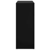 vidaXL Credenza Nera 60x30x75 cm in Legno Multistrato