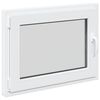 vidaXL Finestra per Soffitta RISOR 80 x 60 cm PVC e Vetro Bianco