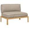 vidaXL Set di divani Talpa 120 x 92 x 69 cm Legno di Acacia Massello
