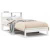 vidaXL Letto Libreria senza Materasso Bianca 90x200 cm Legno di Pino