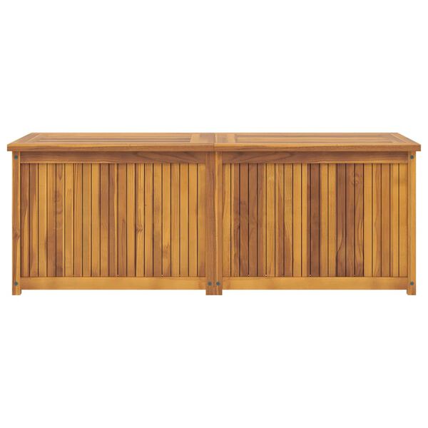 vidaXL Cassa da Giardino 150x50x55 cm in Legno Massello di Teak