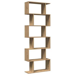 vidaXL Libreria 6 Ripiani Rovere Artigianale 70x24x193 cm Truciolato