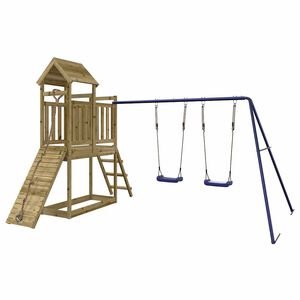 vidaXL Set da Gioco da Esterno in Legno di Pino Impregnato