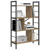 vidaXL Libreria Rovere artigianale 75 x 30 x 123,5 cm