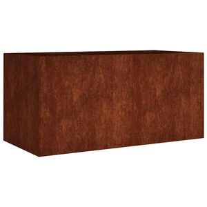 vidaXL Fioriera 80x40x40 cm in Acciaio Corten