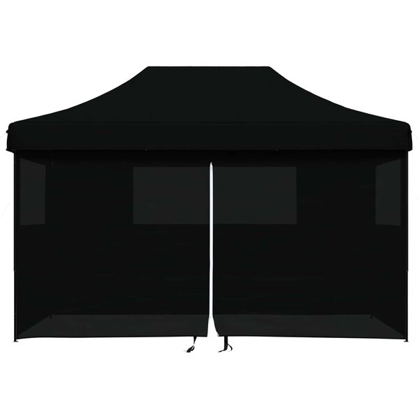 vidaXL Tenda Party Nero 292 x 440 x 315 cm Tessuto Oxford