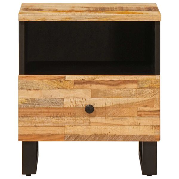 vidaXL Mobiletto da Letto con cassetto 2 pcs Marrone 40 x 33 x 46 cm