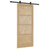 vidaXL Porta scorrevole ORKDAL Naturale 86 x 198,5 cm