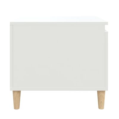 vidaXL Tavolino da Salotto Bianco 100x50x45 cm in Legno Multistrato