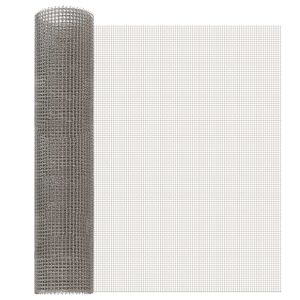 vidaXL Rete per schermatura 60 x 200 cm 3 Mesh Argento
