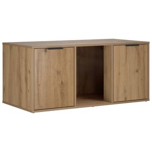 vidaXL Mobile per gatti Rovere Artigianale 100 x 49 x 45 cm