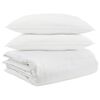 vidaXL Set di Piumoni con cuscino 3 pz Bianco Piuma d'anatra