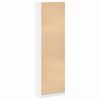 vidaXL Guardaroba con porta Bianco 55 x 25 x 189 cm Legno multistrato