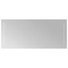 vidaXL Specchio da bagno LED Trasparente 90 x 40 cm vetro temperato