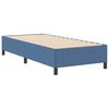 vidaXL Letto a molle Blu 100 x 200 cm Velluto