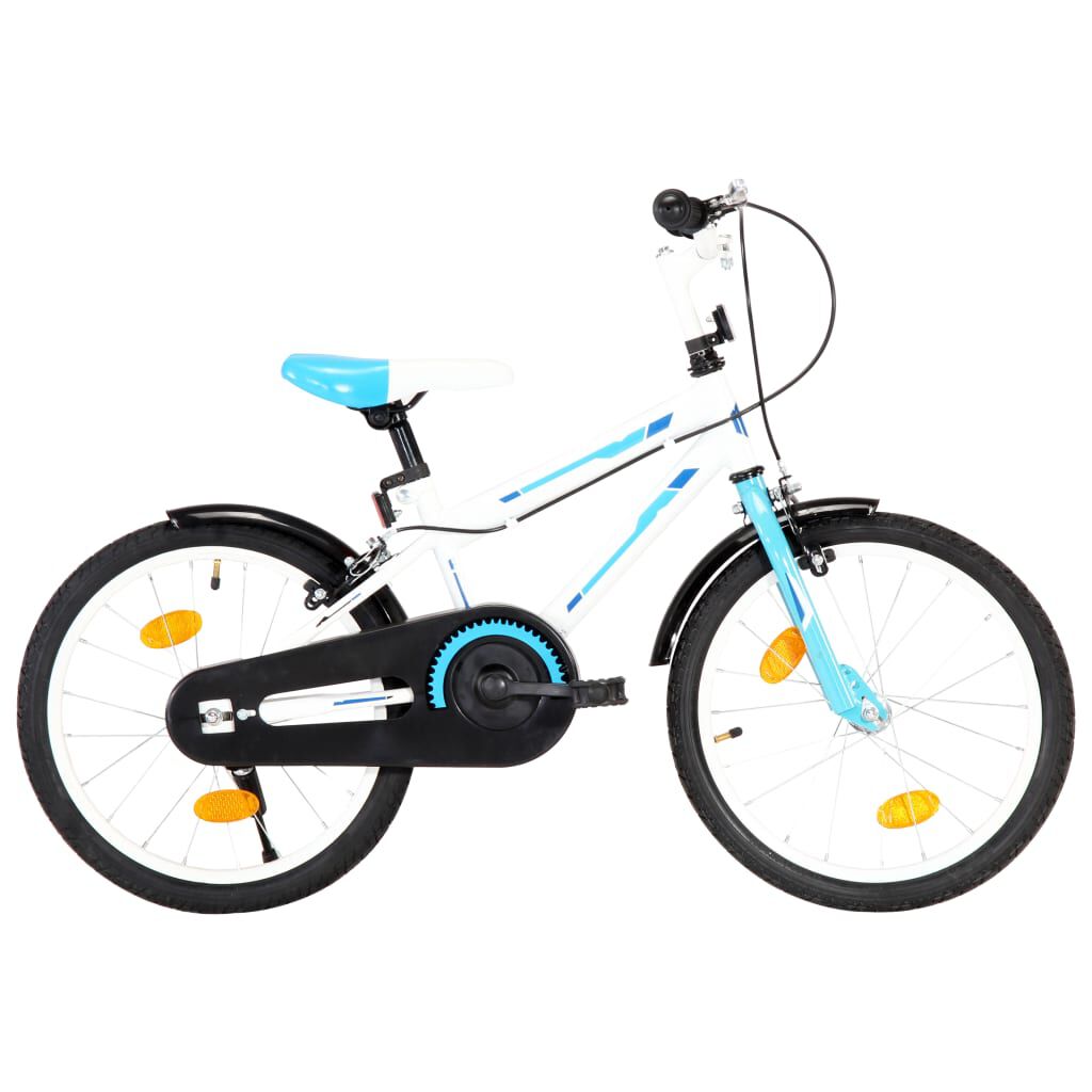 vidaXL Bici per Bambini 18 Pollici Blu e Bianca | vidaXL.it