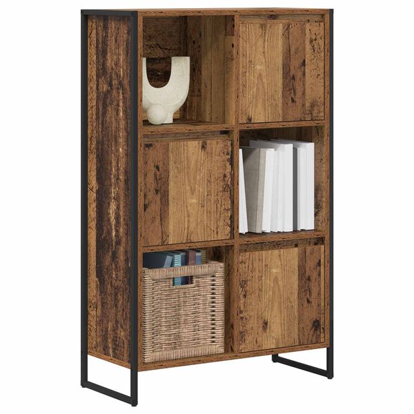 vidaXL Armadio per Libri Legno vecchio 68 x 30 x 108.5 cm