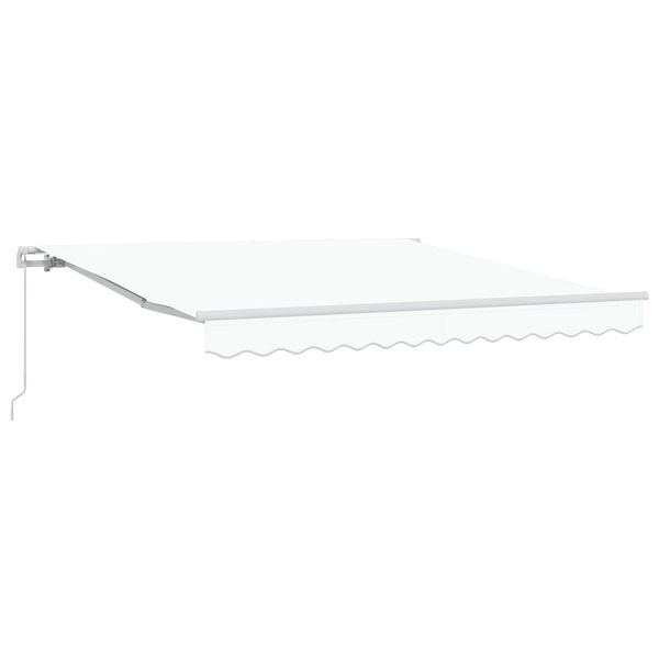 vidaXL Tenda da Sole Bianco 300 x 250 x 165 cm Poliestere