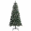 vidaXL Albero di Natale artificiale con 150 LED Verde 120 cm