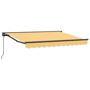 vidaXL Tenda retrattile manuale Sabbia 3,5 x 2 m